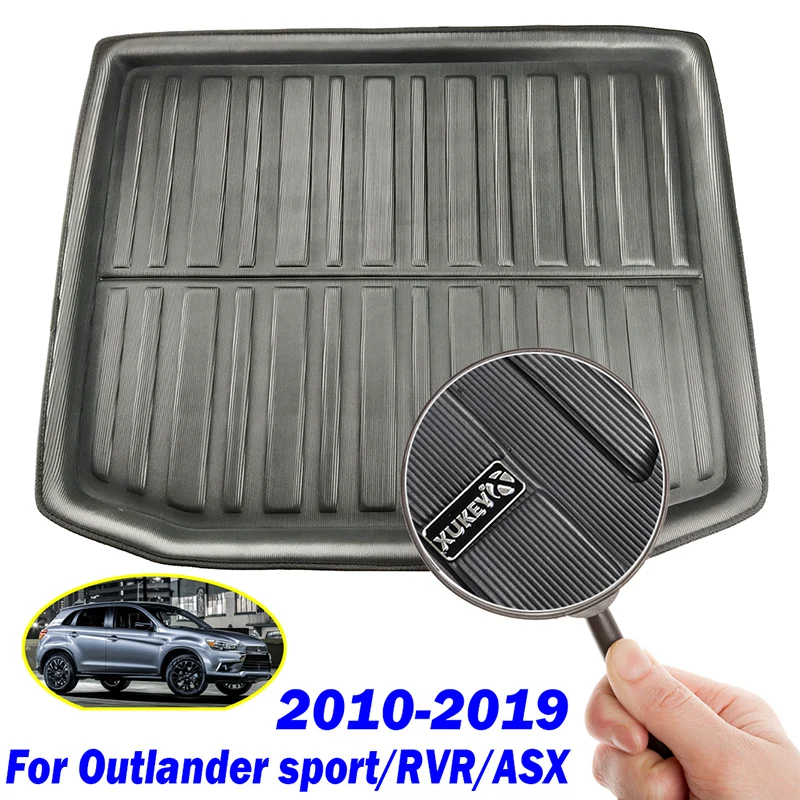 Tailored For Mitsubishi Outlander Sport RVR ASX 2010 - 2019 Boot Cargo Liner Tray Trunk Mat Luggage Floor Carpet Tray Waterproof