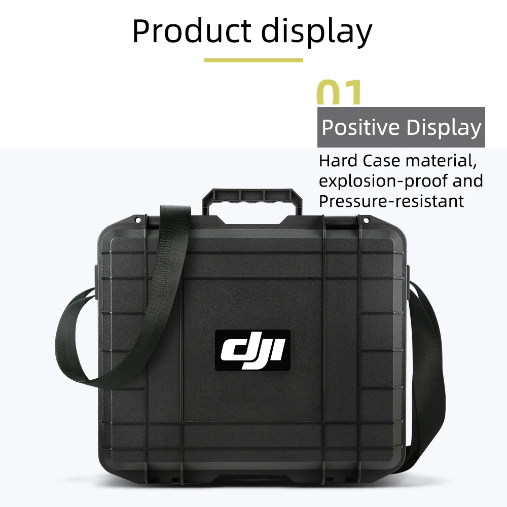 Für DJI Avata 360 Fly More Combo Hartschalen-Explosionsschutzbox Tragbare Tragetasche Kompatibel mit Fernbedienung RC2 – Detail 6