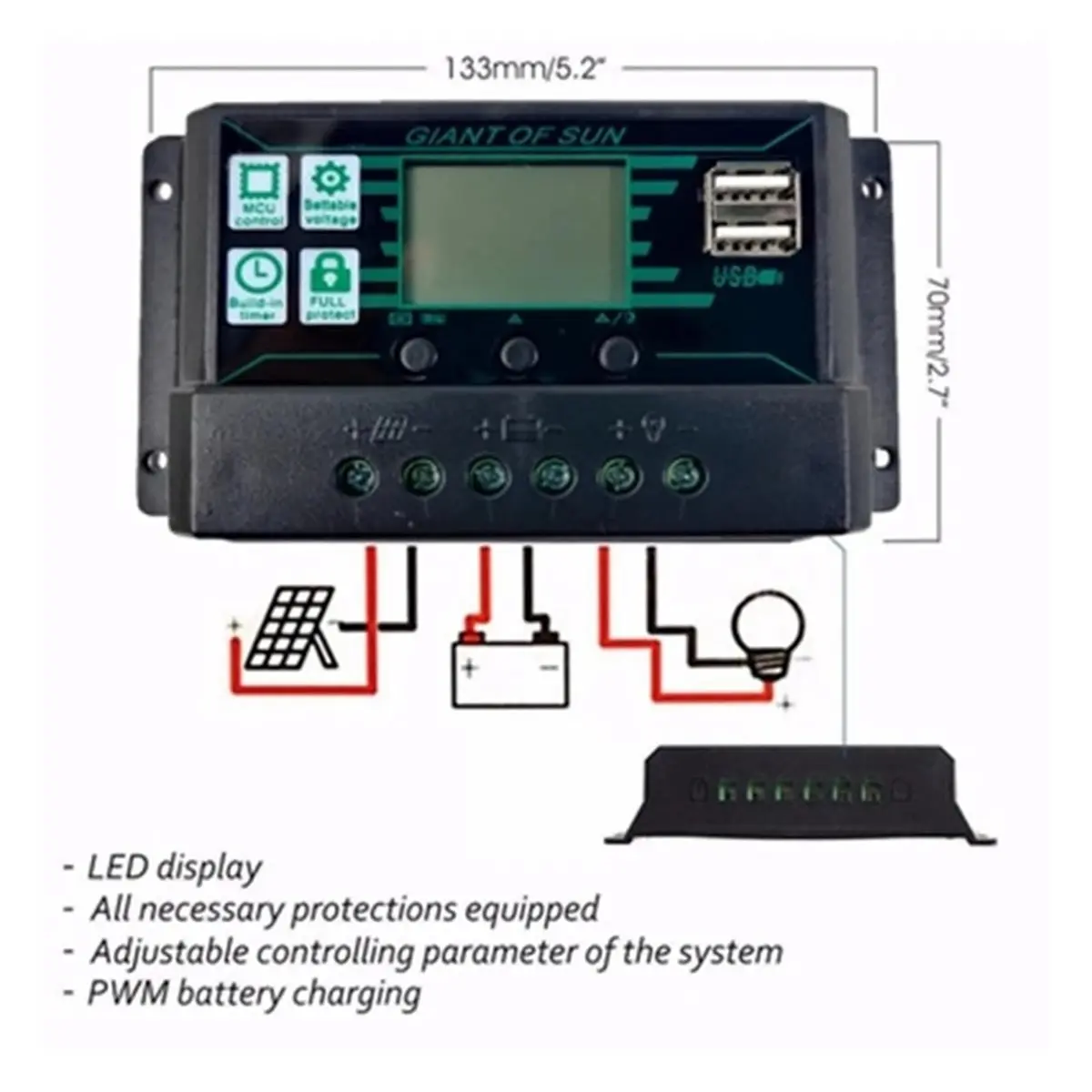 controlador-de-carga-solar-pwm-60a-com-usb-duplo-para-painel-solar-baterias-lifepo4-litio-gel-e-chumbo-Acido
