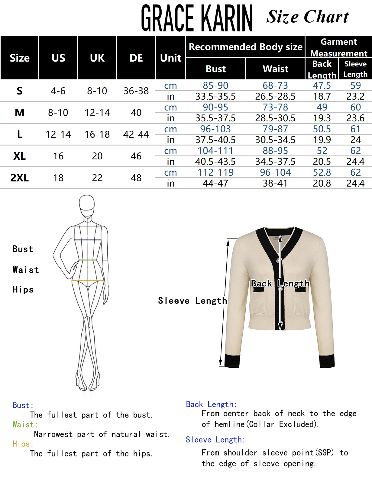 GK Women Knitted Cardigan French Elegant Contrast Color Long Sleeve V-Neck Button-Up Sweater Knitwear Spring Autumn Jackets