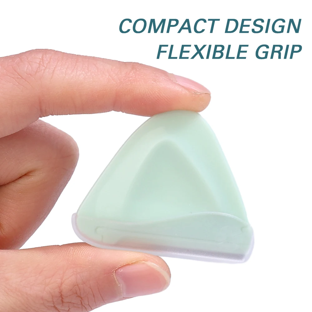 Cremiger Macaron-Farben-Augenbrauenschneider, dreieckig, tragbar, sicher, Augenbrauenschaber, spezieller Augenbrauenschneider, Augenbrauenklinge, Beauty-Tool