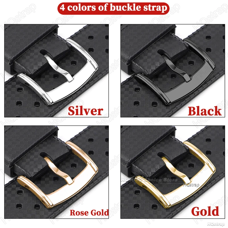 Tropical Silicone Strap Quick Release Watch Band 20mm 22mm Rubber Tropic Strap for Oris for Seiko Universal Replacement Straps