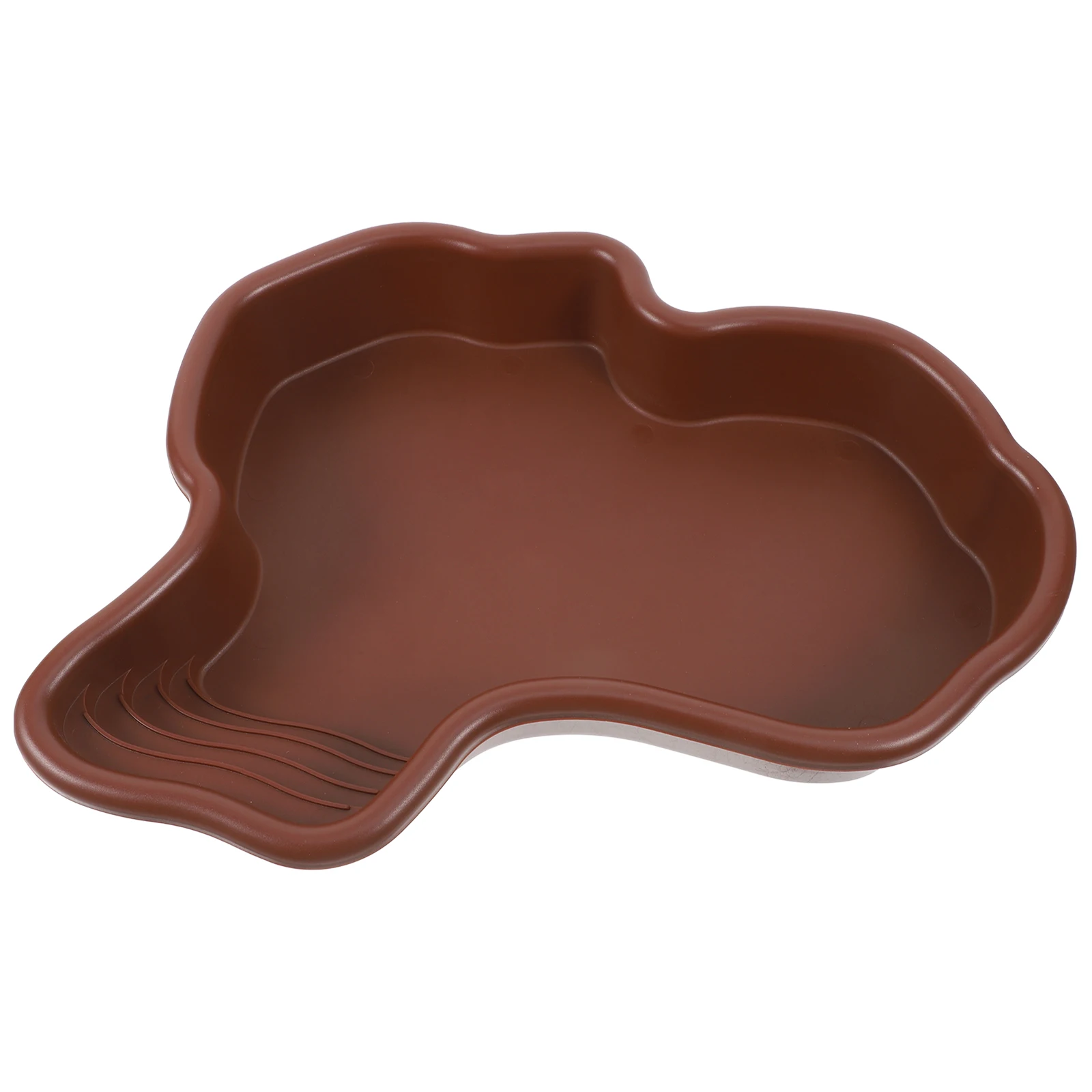 

Turtle Bath Basin for Swimming Bathing Large Reptile Water Bowl Pool Landscape Design Durable Material Feeding