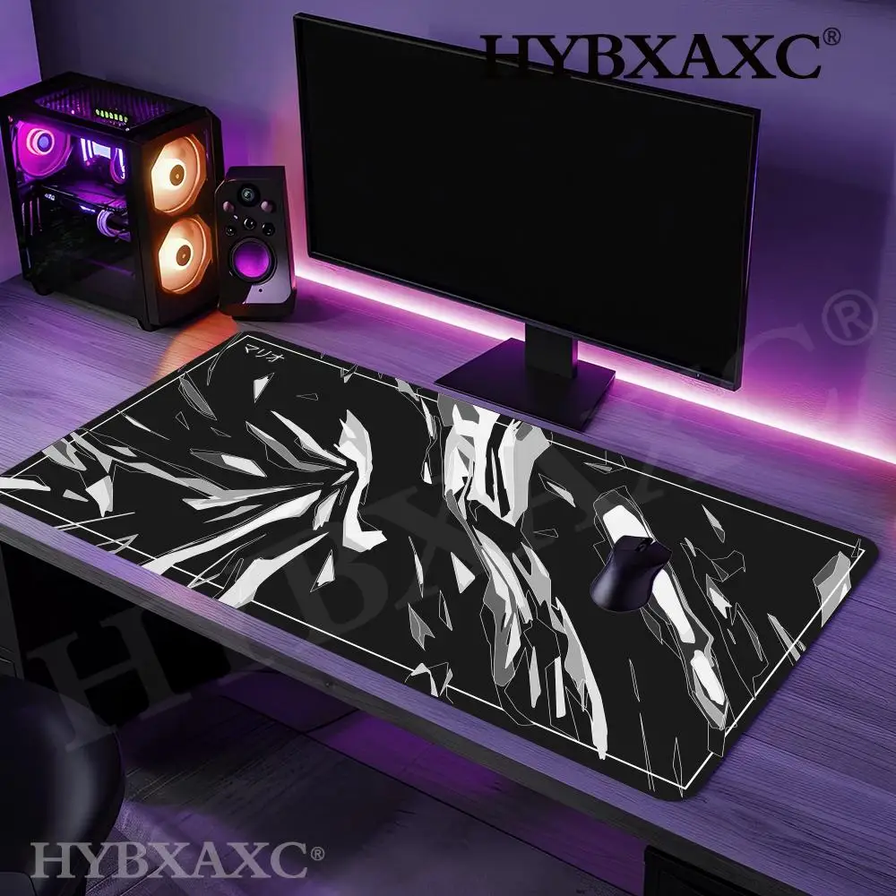 

HYBXAXC White Mousepad Art Mats 3 Mm Slipmat Mouse Pad Xl Original Deskmat Home Office Carpet Substrate on The Table for Pc