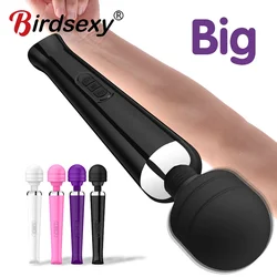 Vibromasseur Magic Wand pour femme, gros AV, masseur corporel, point G, stimulateur de clitoris, chargement USB, jouets sexuels pour adultes, injuste