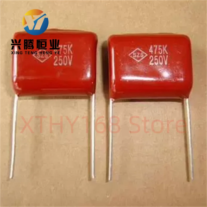 250V475 475K250V 4.7UF inverter welding machine upper board CBB21 capacitor pin distance P=25mm brand new