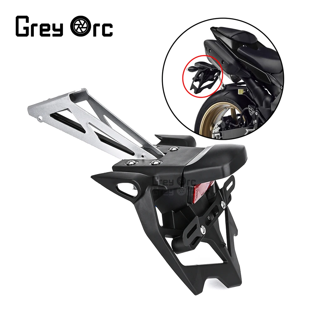 

For Yamaha YZF R1 2009 2010 2011 2012 -2014 Rear Fender Mudguard Cover License Registration Plate Bracket Motorcycle Accessories