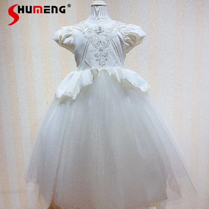 

Нарядное платье для девочек на день рождения, роскошное вечернее платье 2026 года, элегантное детское платье принцессы