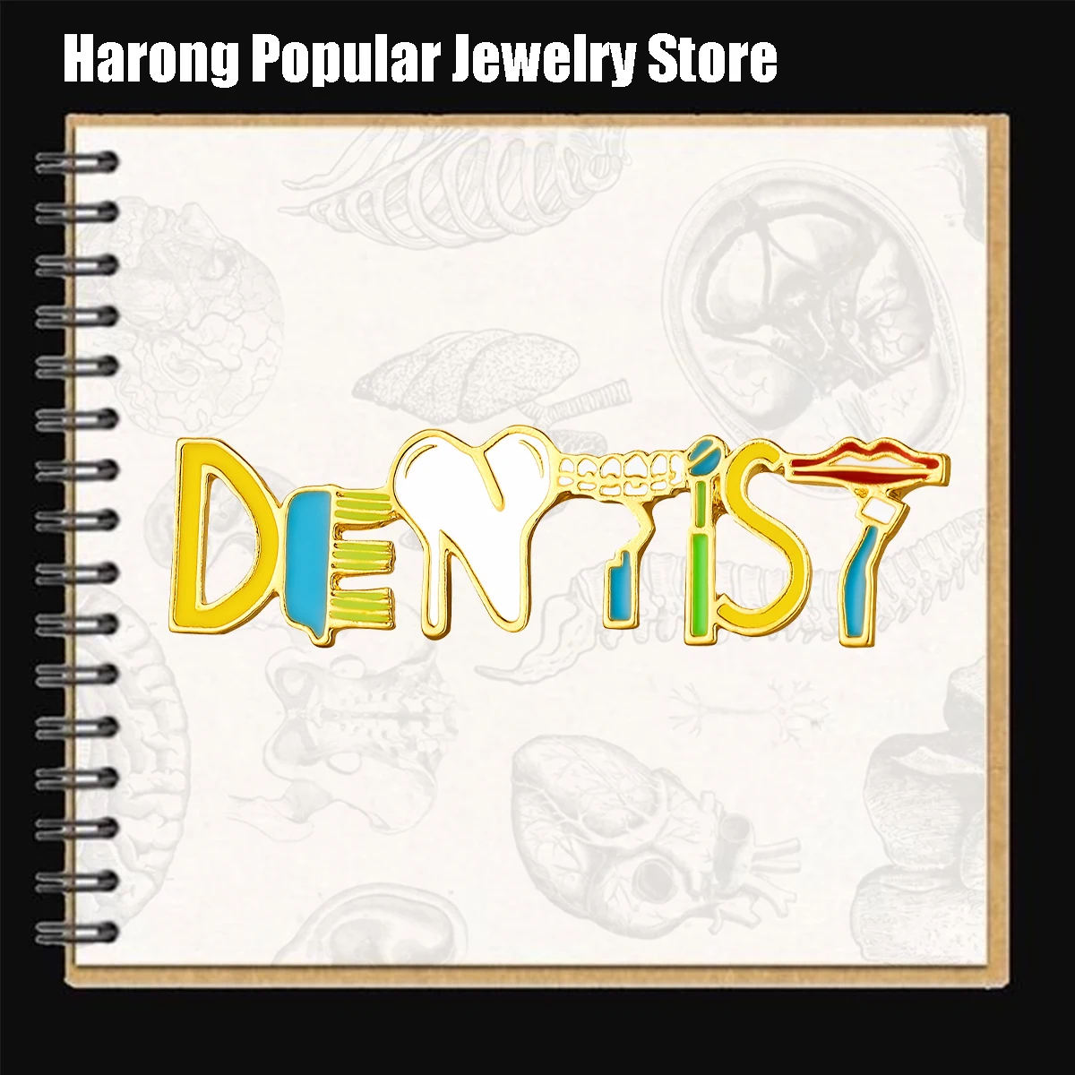 Креативные-стоматологические-эмалированные-булавки-harong-брошь-в-виде-зубов-стоматолога-медицинский-ремешок-с-лацканами-сумка-значок-для-пальто-аксессуары-подарки-для-врачей