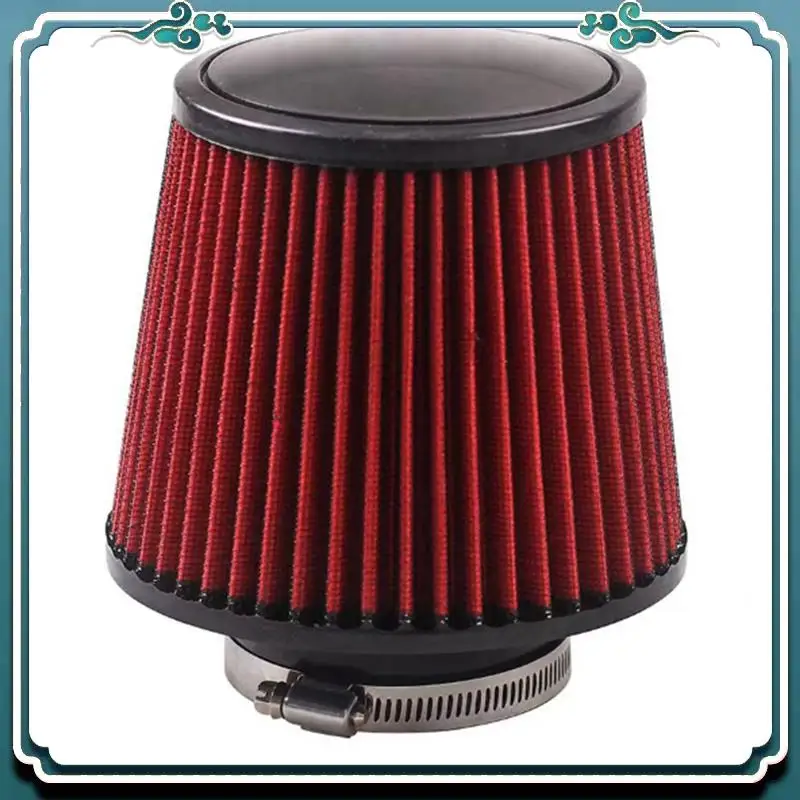 

ABTU-универсальный автомобильный воздушный фильтр на впуске потока, 76 мм, автомобильные грибовидная головка, короткие воздушные фильтры, аксессуары