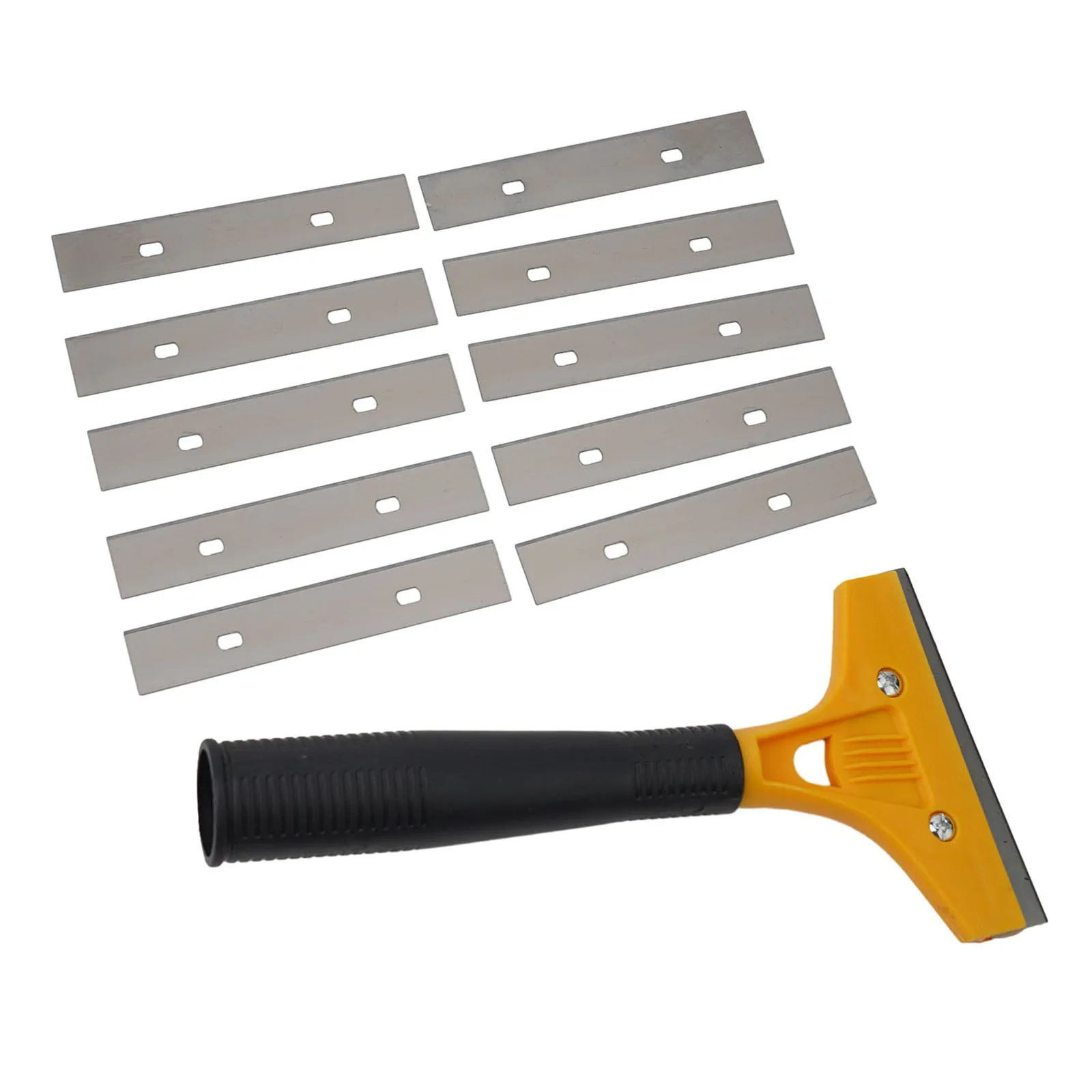 None Scraper Cleaning Tiles Glass Glue Stains 20x10.5cm 7.87x4.13inch ABS Ceramic Tiles Cleaning Scraper Metal