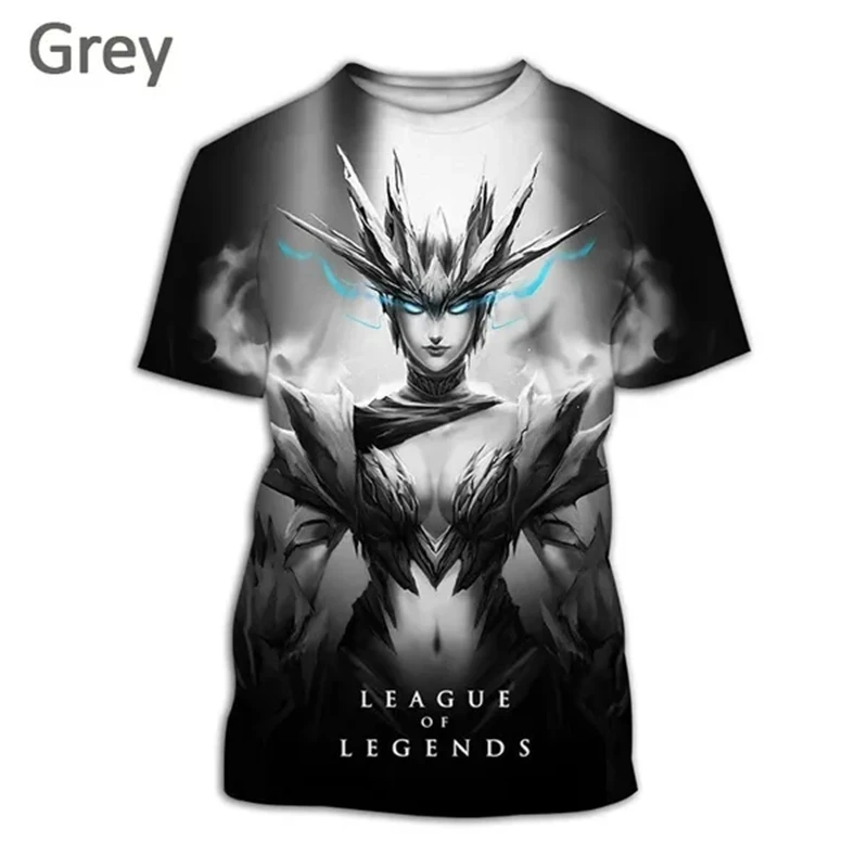 Hot Game League of Legends 3D Printed T-shirt For Men and Women Personality Casual Tee Tops Oversized O-neck Unisex Short Sleeve