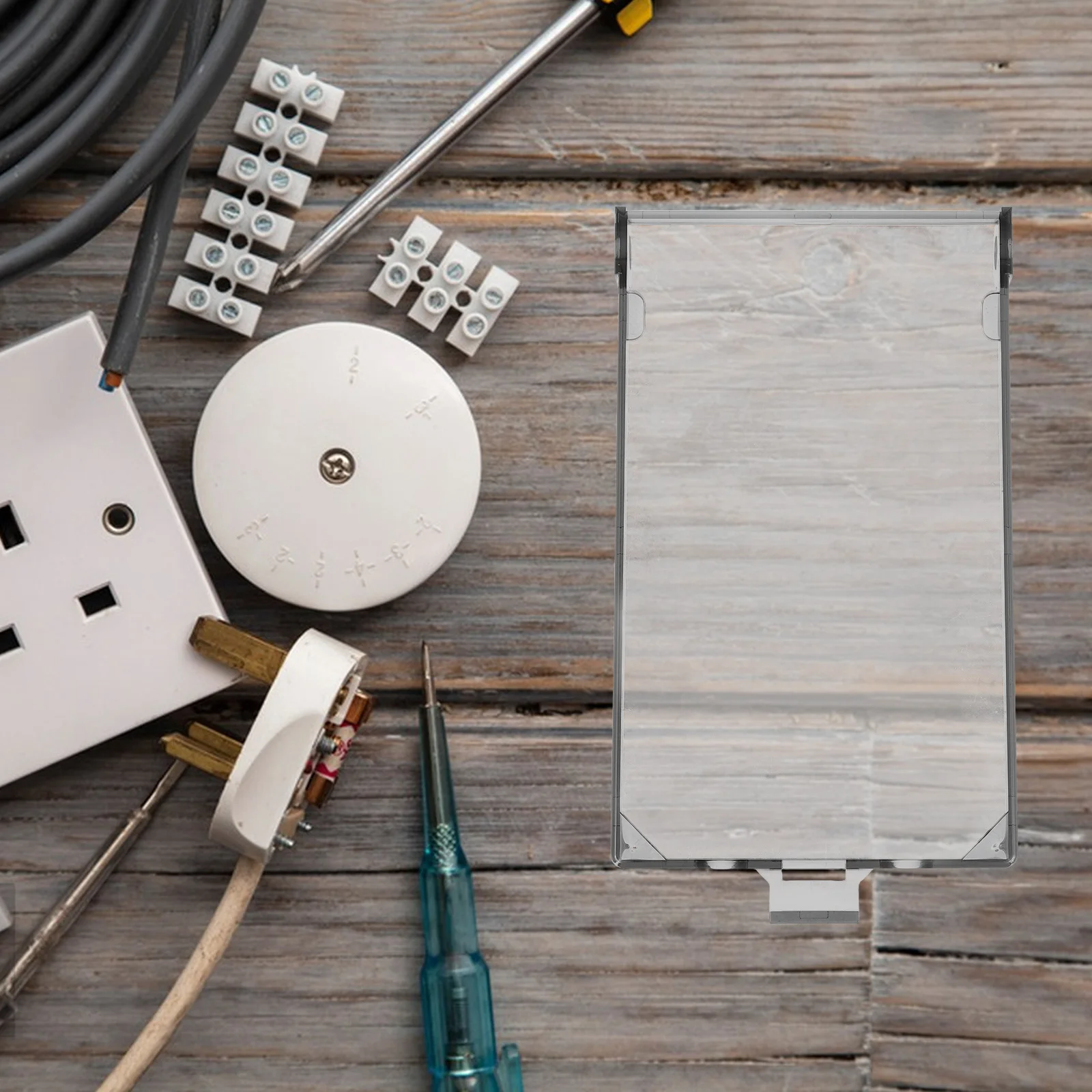 

Weatherproof Electrical Outlet Cover Bathroom Outdoor Waterproof Socket Box Longlasting Material Easy Install