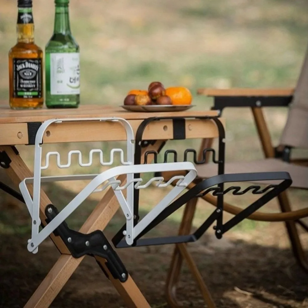 

Портативная складная вешалка для мешка для мусора, подвесная подвесная стойка, кронштейн для мешка для мусора, компактный металлический кухонный держатель для мусора, уличный