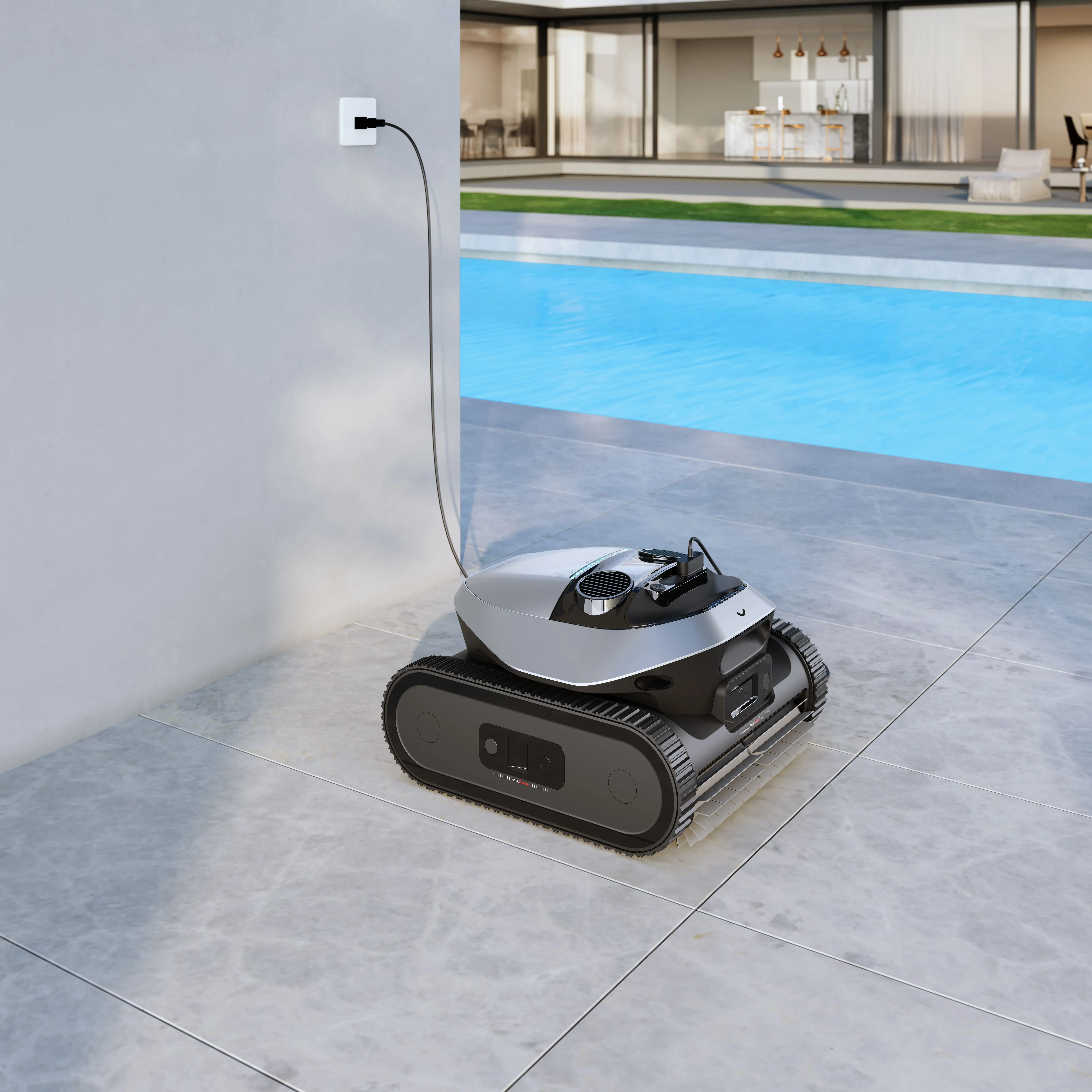 Dreame Z1Pro Intelligent Wireless Pool Cleaner 8000GPH Efficient Automatic Dirt Suction Robot with Full Coverage Remote Control