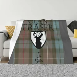 Outlander/Clan Fraser Throw Blanket Comforter Picnic Luxury St Soft Plush Plaid Blankets