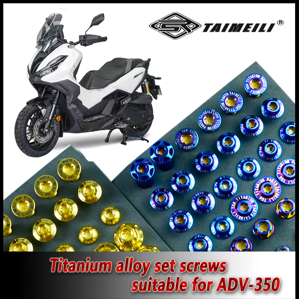 TAIMEILI titanium alloy motorcycle bolts are suitable for Honda ADV350 modification screw repair # 2
