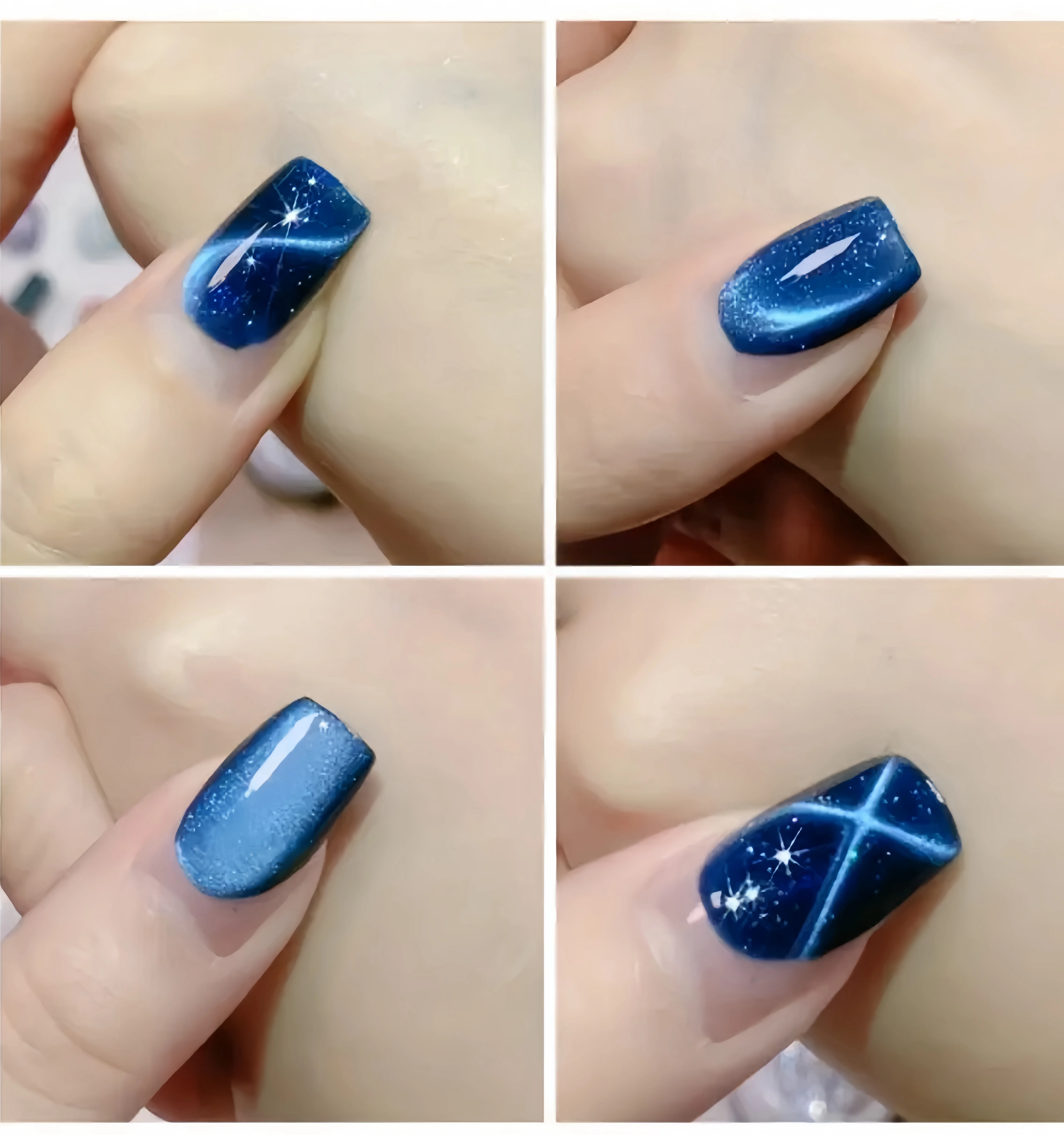 XEIJAYI Smalto gel per occhi di gatto glitterato da 10 ml Smalto per unghie gel magnetico rosso olografico Vernice semipermanente professionale