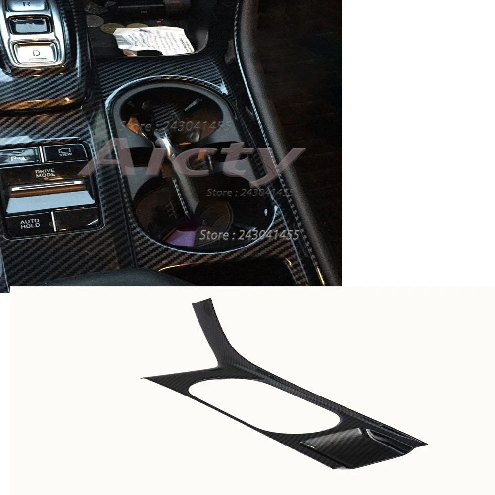 For Hyundai Sonata DN8 2020 2021 2022 2023 Carbon Fiber Gear Shift Panel Center Console Cover Trim Frame Interior Accessories