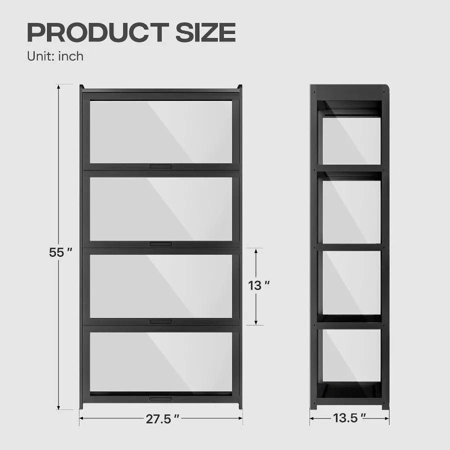 Acrylic Display Cabinet, Curio Cabinet for Collectibles
