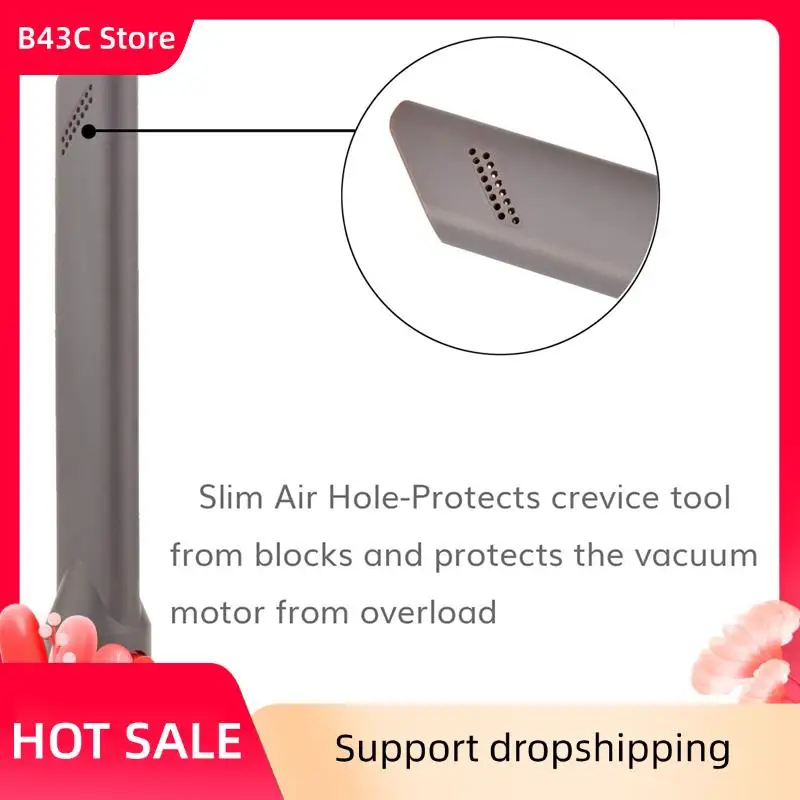 B43C 4X Quick Release Crevice Tool Compatible For Dyson V11 V10 V8 V7 Vacuum Cleaner, Replacement Vacuum Attachment