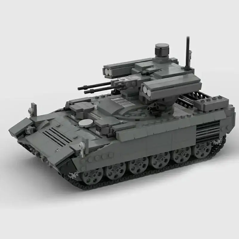 Moc Building Bricks Military Model Terminator BMPT-72 Tank Technology Modular Blocks Gifts Toys For Children DIY Sets Assembly