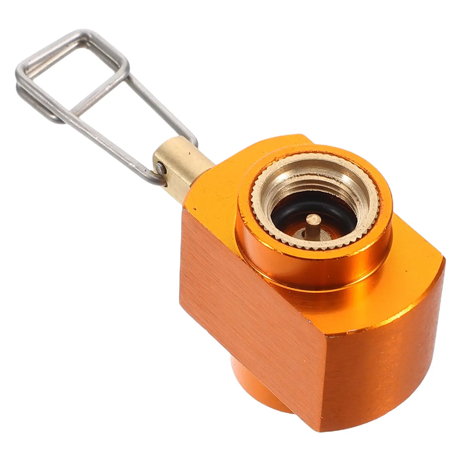 

Outdoor Gas Tank Refill Head Adapter Propane Valve Camping Stove Aluminum Portable Isobutane Canister Hose