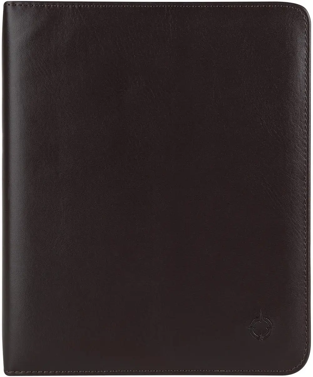 

Vinyl Ring-Bound Binder for Classic Planners 5.5"x8.5" with Card Slots and Pen Loop