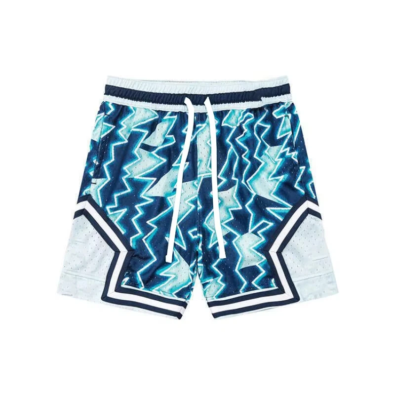 Kinder Sommer Mode Vintage-Stil Amerikanische Loose-Fit Basketball-Shorts Neue Erwachsenen Unisex Basketball Schnelltrocknende Kurze Hosen – Detail 8