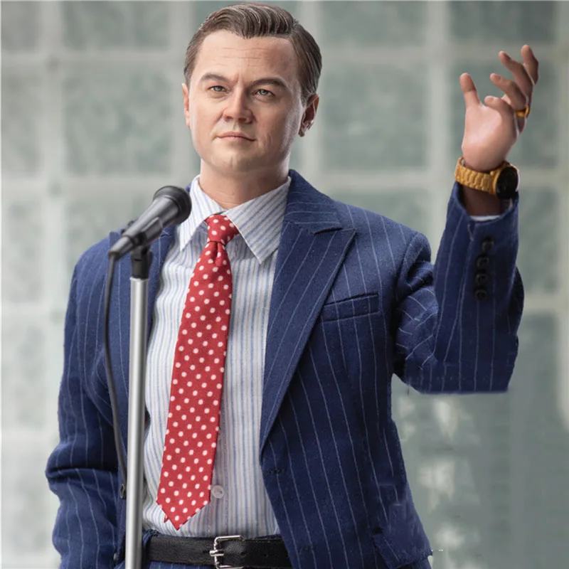 Mars Toys-conjunto completo de figuras de acción Mat007 1/6 para hombre, soldado, corredor, Leonardo, el lobo de Wall Street, traje a rayas, 12"