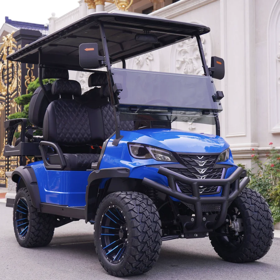 2023 High Quality Off-road Club 48V Cheap Electric Golf Cartss 4 6 Seater Golf Buggy Price China Manufacturer Utility Vehicle