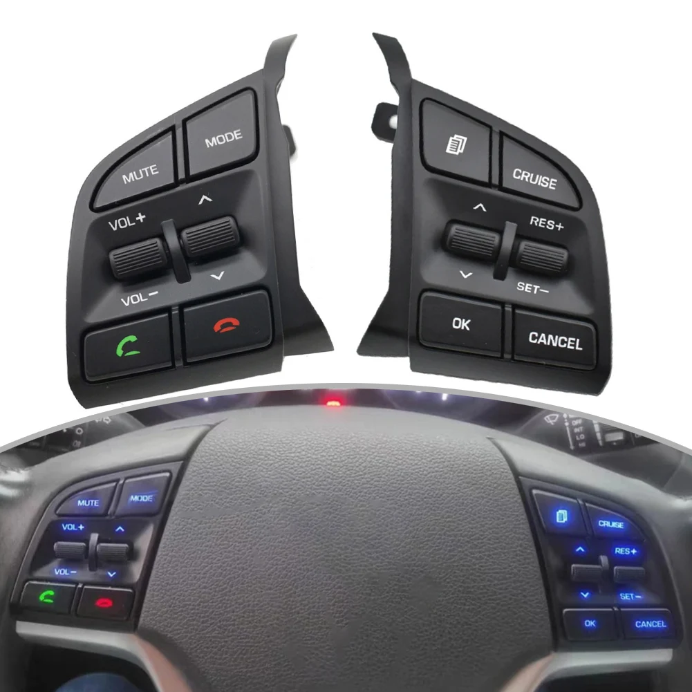 

Steering Wheel Cruise Control Switch OE 96710D3500 96710-D3500 For Hyundai Tucson 2015-2019 1.6T/2.0 ABS Accessory