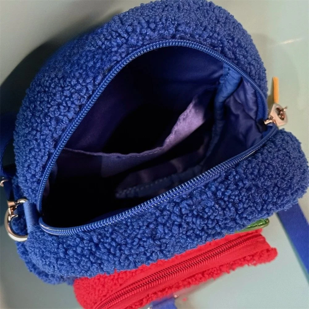 Fall/Winter Cute Plush Mini Backpack Kawaii Apple Transparent Ita Bag Travel Storage Bags Crossbody Bag Shoolbag Satchels Purse