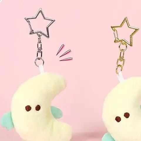 

1PCS Cute Little Wings Milk Yellow Moon Plush Doll Toy Pendant Keychain Backpack Hanging Ornaments Gifts