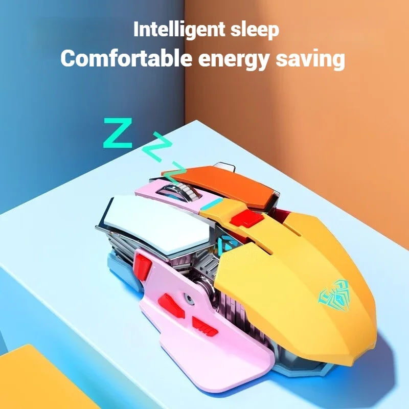 Mouse da gioco wireless Sc300 Molti pulsanti Mouse e-sport Blocco colore 3200 dpi Notebook Desktop Office Home Regali di gioco dedicati