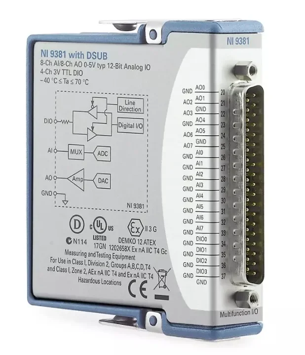 NI-9381-782580-01 (C-series Multifunctional I/O Module) Brand New Genuine Invoicable