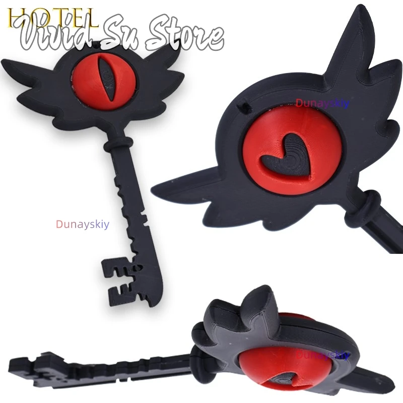 ALASTOR 코스프레 의상 Props 145CM Microphone Detachable Vertical Sticks Canes For Halloween Carnival Party Props Costume Christmas Cos