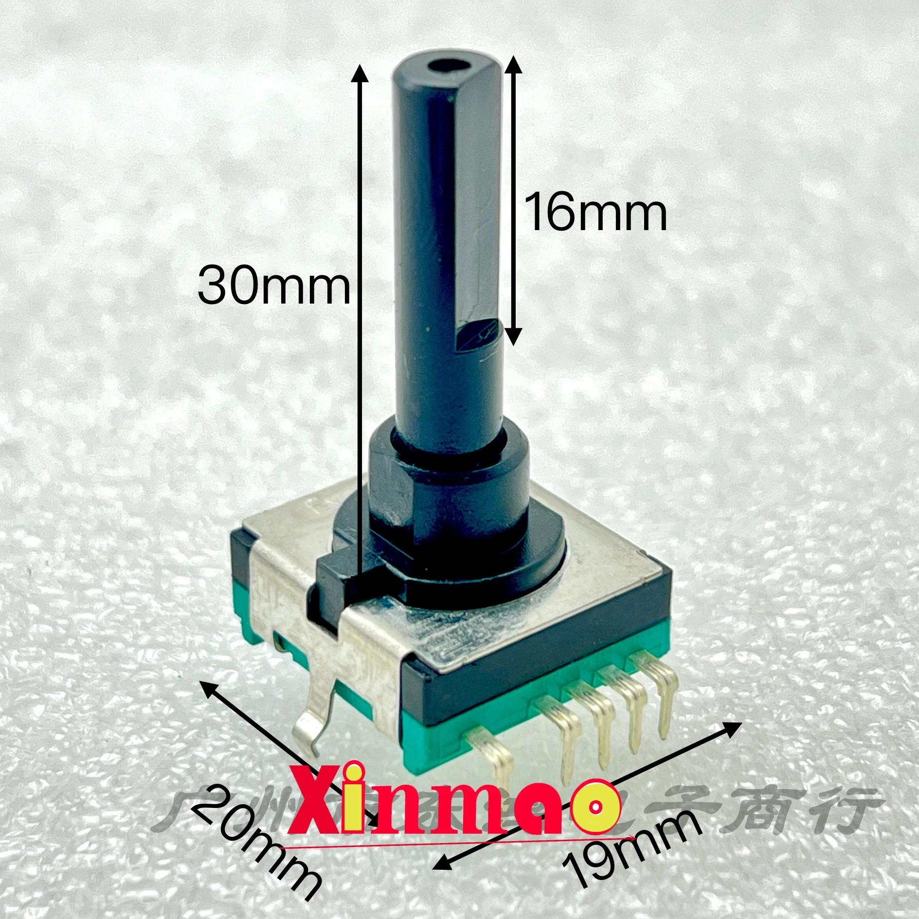 EVERBEST EC18 Type 16 Positioning Washing Machine Rotary Encoder Shaft Length 30mm 5p