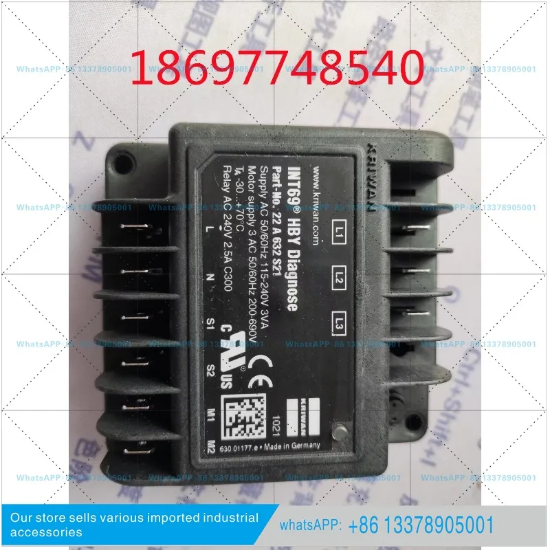 KRIWAN Original INT69 HBY DIAGNOSE 22A 632 S21 Hanbell Protection Module