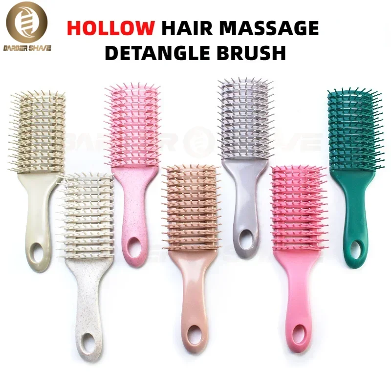 Professionelle Hohl Kopfhaut Massage Entwirren Kamm Barber Shop Haarbürste Hohe Qualität Friseursalon Styling Werkzeuge für Frauen