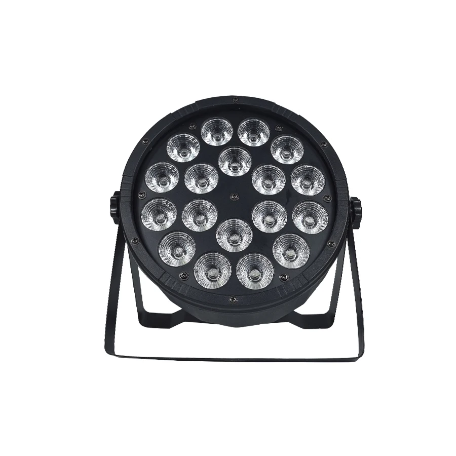 72W Led Flat Par Light RGBW 4in1 Stage Light dmx Control  Wash light Professional DJ Disco Bar Party Effect Equipment