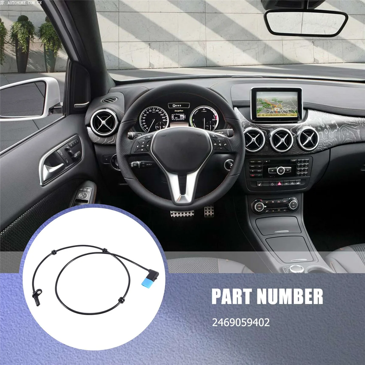 Датчик скорости заднего колеса, датчик скорости двигателя для 2469059402 A24690594