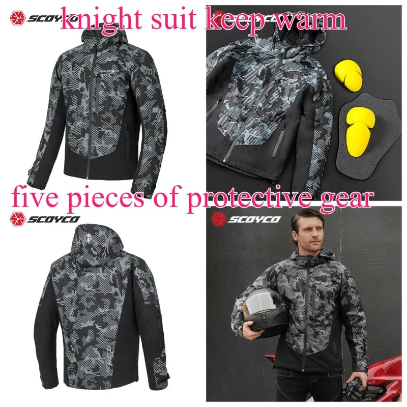 

Saiyu SCOYCO Cycling Suit, Locomotive Anti-drop Racing Casual Suit, Winter Equipment, Jacket, Knight Suit