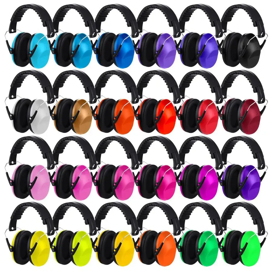 

Детские наушники с шумоподавлением, регулируемые наушники SNR 27 дБ для детского сна с шумоподавлением, 24 цвета