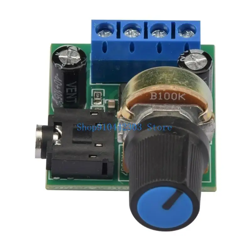 L4MD LM386 Soundverstärkerplatine 3V-12V Digitaler Stereo-Leistungsverstärker 0,5W-10W – Detail 8
