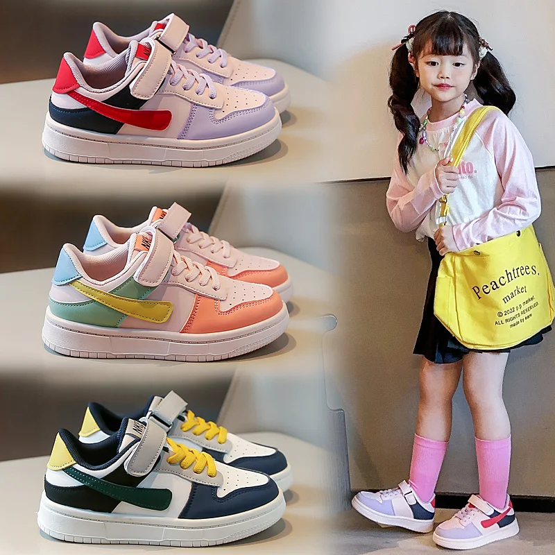 

Детская спортивная обувь. Осенняя мода 2024, новинка для мальчиков и девочек, нескользящая и удобная детская спортивная обувь на мягкой подошве.