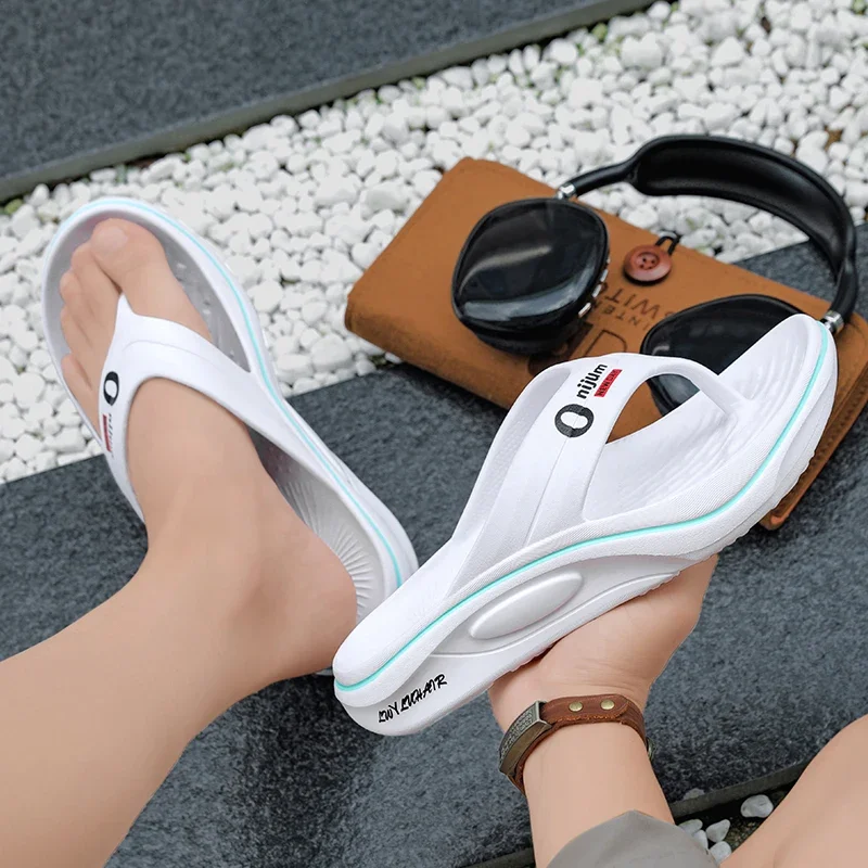 Summer Men Slippers Non Slip EVA Flip Flops Lightweight Home Sandals Soft High Quality Slides Fashion Outdoor Beach Bathroom image 6