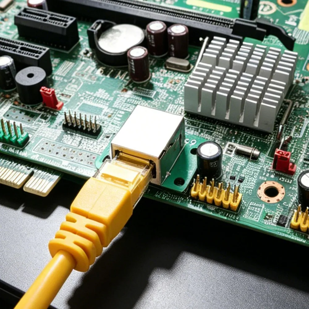 RJ45 Network Port Adapter Board Modular Ethernet Connector Network Interface + Breakout Board + 8-pin Direct Connection Adapter