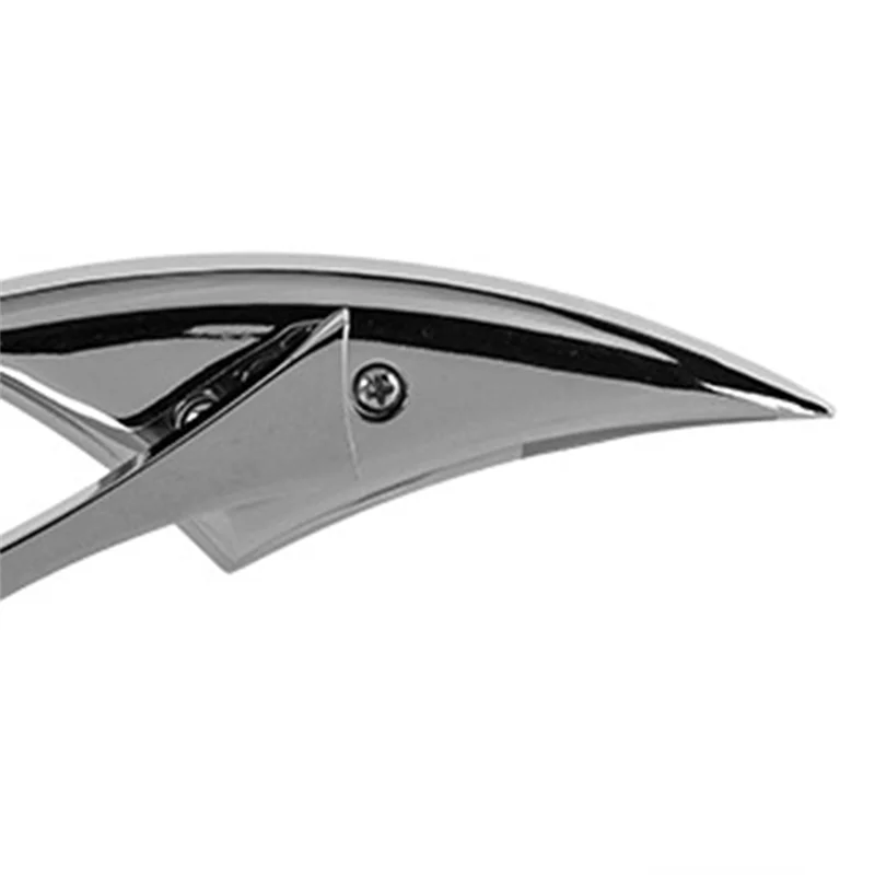 

New Chrome Custom Rearview Rear View Mirrors Silver for Harley Motorcycle Cruiser Chopper Dyna Electra Glide