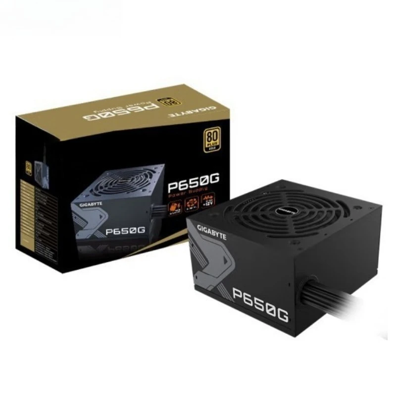 

Rated 650W game office desktop PC power supply 80PLUS gold certified Japanese capacitor
